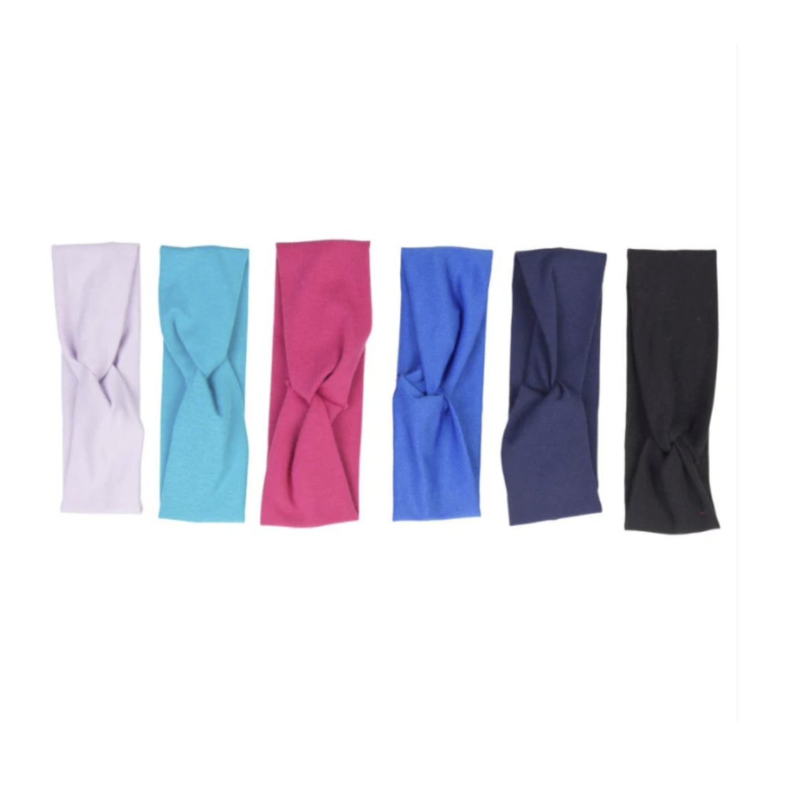 Short hair – kept firmly back with a lilac hair band