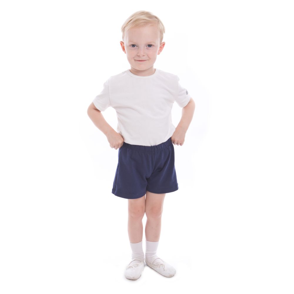 White RAD regulation short-sleeved t-shirt (tucked in)