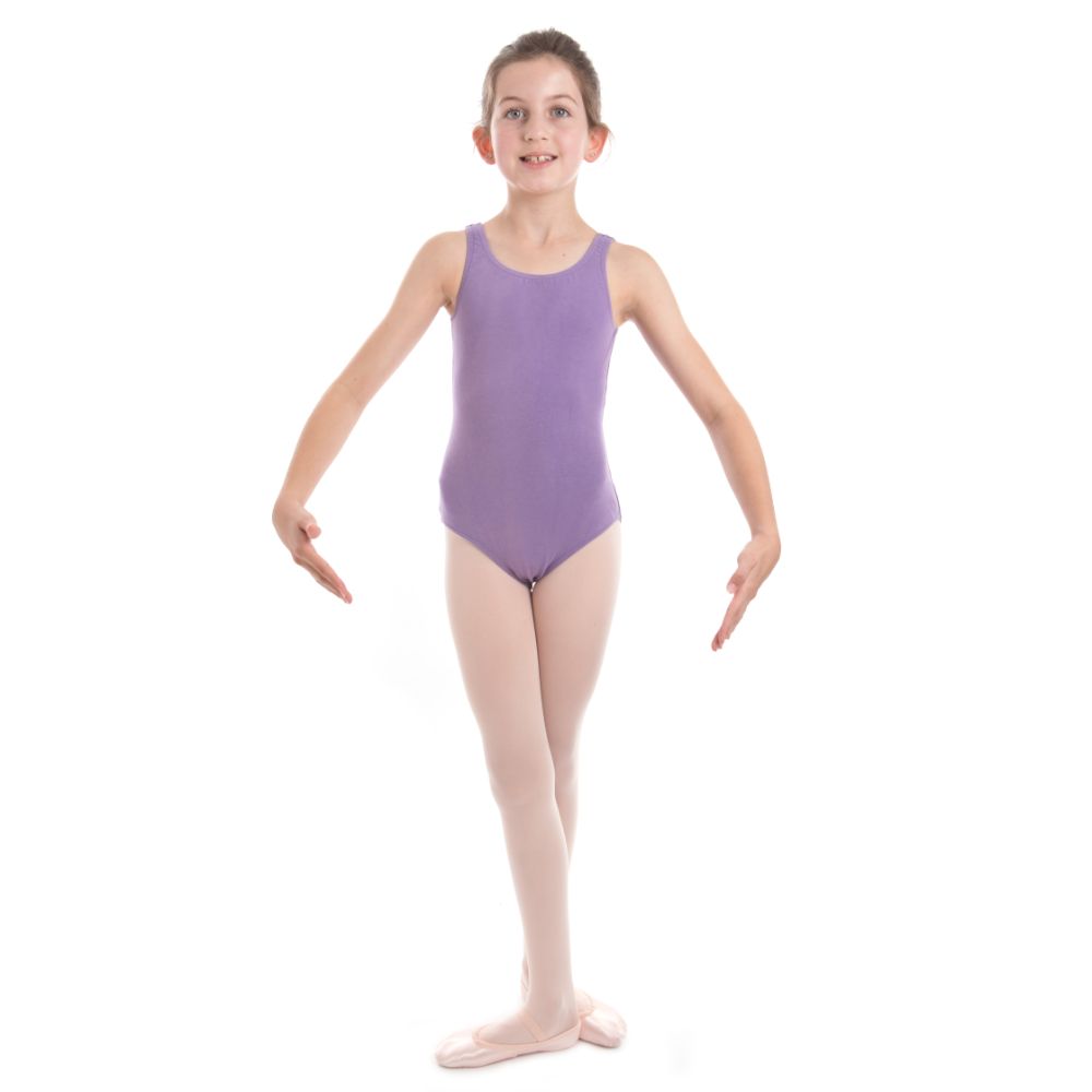 Lavender Aimee Sleeveless Leotard