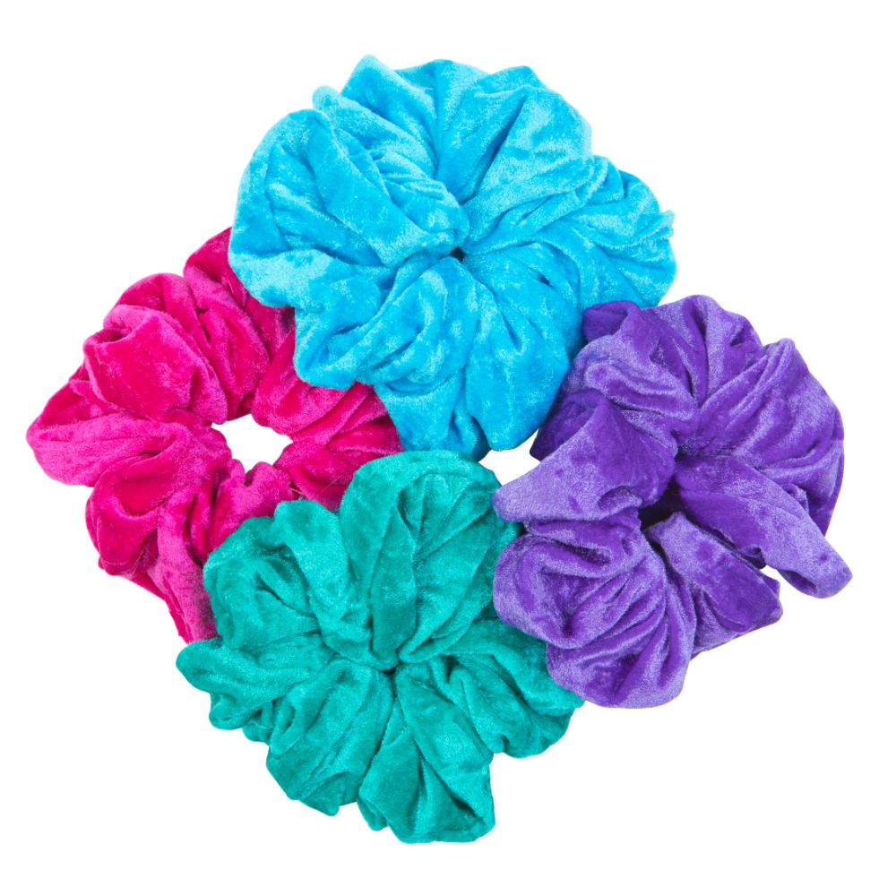 Kingfisher Velour hair scrunchy Group 1