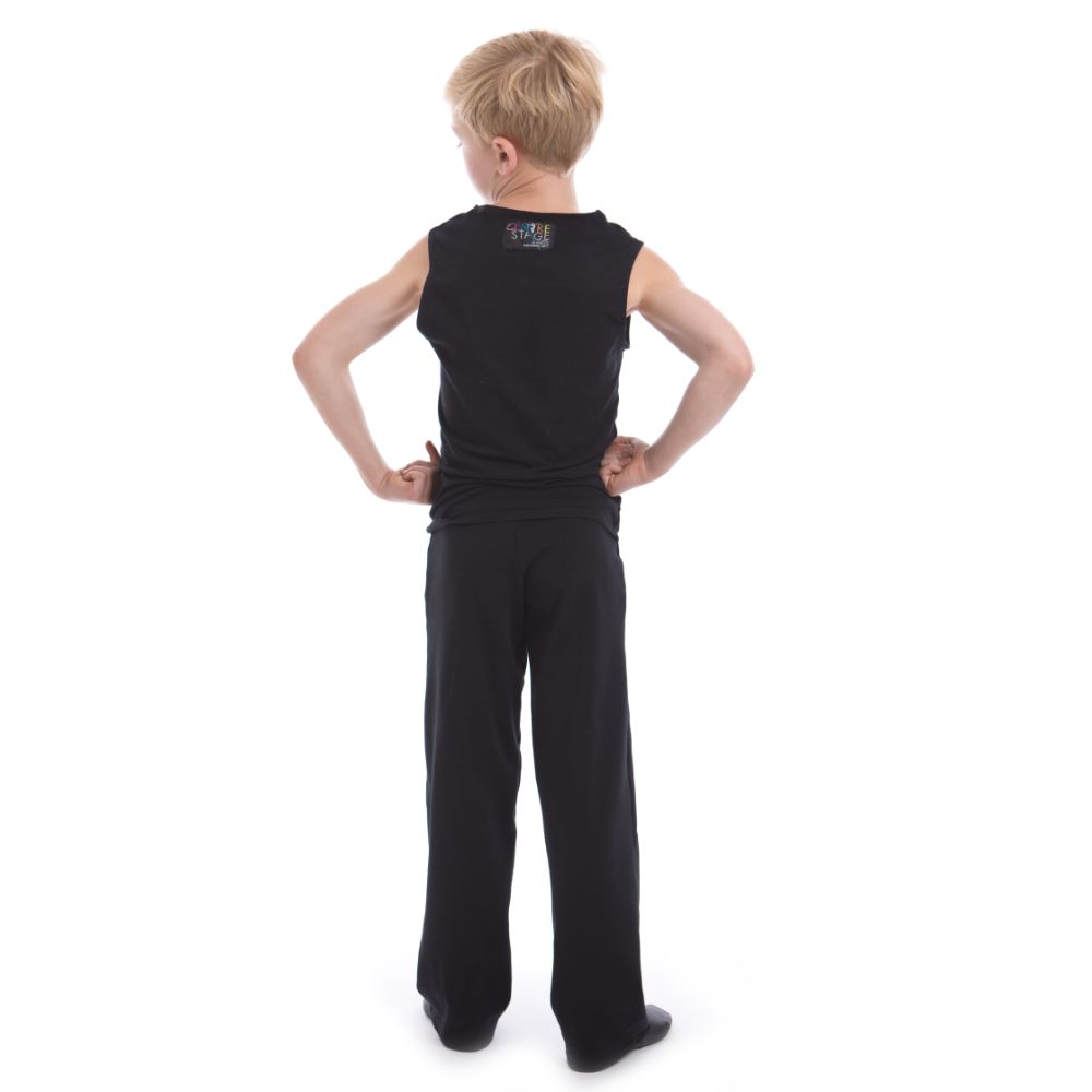 Boys – Black school logo top