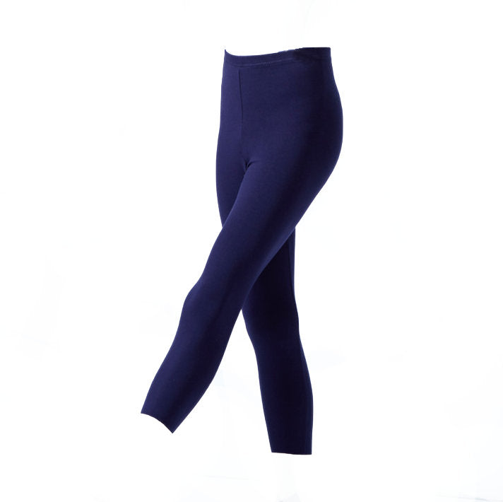 Navy Stirrup tights (full length)