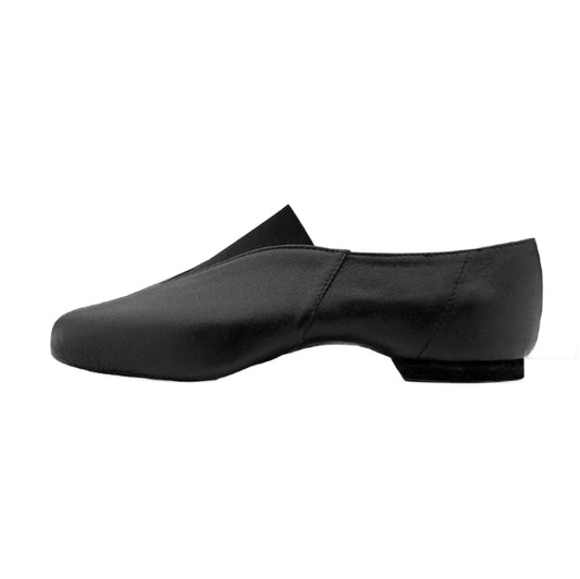 Boys - Black full/split sole elastic jazz shoes